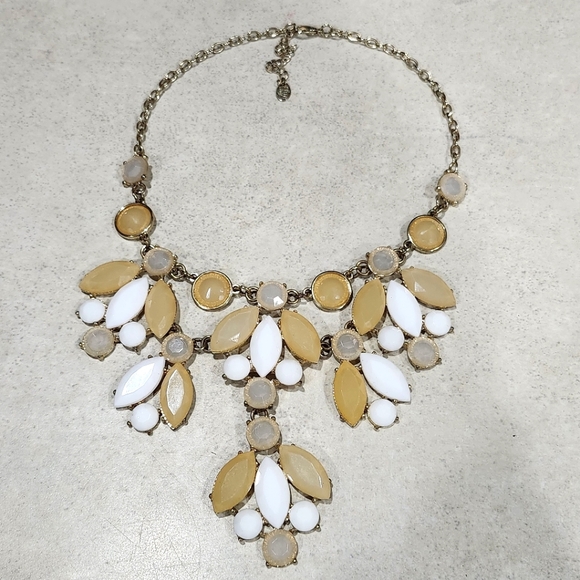 Chunky Natural Toned Necklace Cara NY Fashion Jewelry - Picture 1 of 3